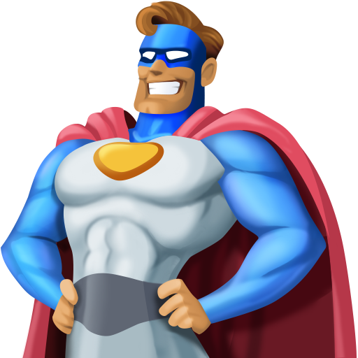 Homem Super-Herói: Pele Morena para Facebook 16.0