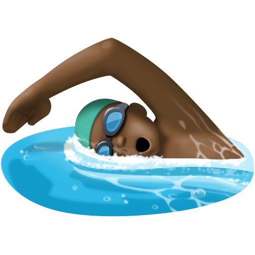 Homem Nadando: Pele Escura para Facebook 16.0