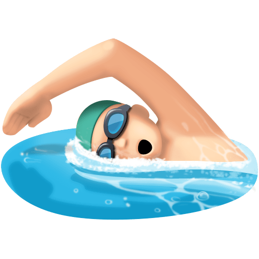 Homem Nadando: Pele Clara para Facebook 16.0