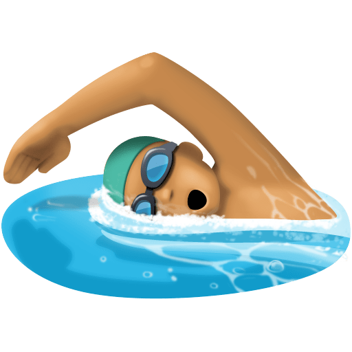 Homem Nadando: Pele Morena para Facebook 16.0