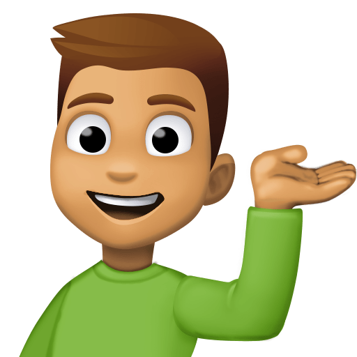 Homem Com A Palma Virada Para Cima: Pele Morena para Facebook 16.0