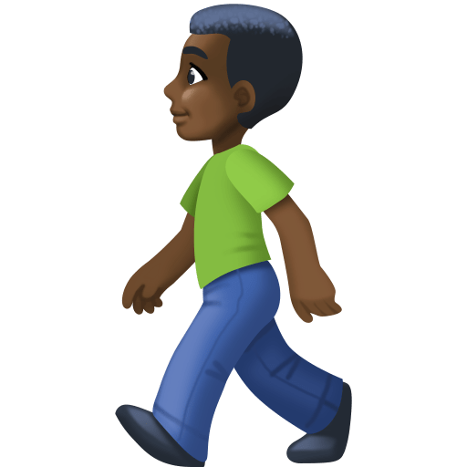 Homem Andando: Pele Escura para Facebook 16.0