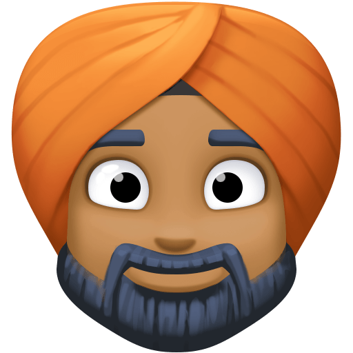 Homem Com Turbante: Pele Morena Escura para Facebook 16.0