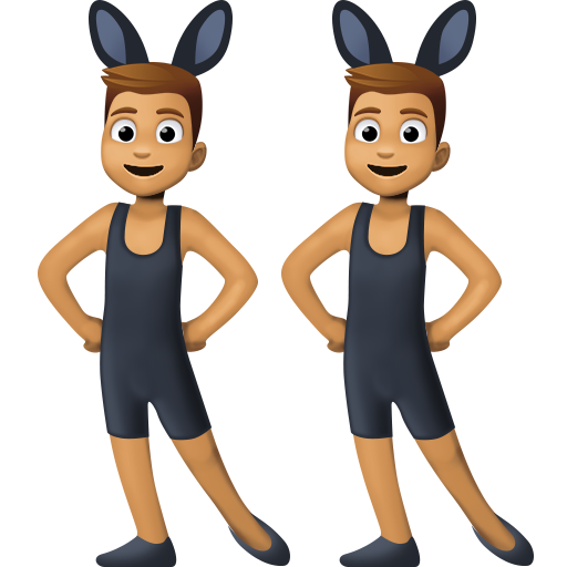 Чоловіки з кролячими вушками на вечірці, Тип-4 для Facebook 16.0