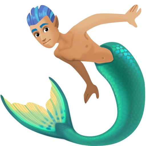 Тритон: светлый тон кожи для Facebook 16.0