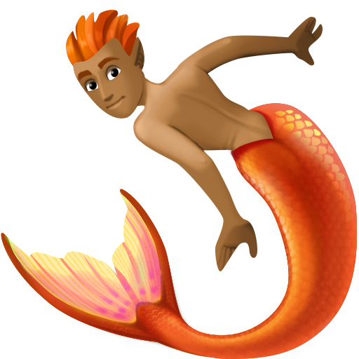 Pessoa Sereia: Pele Morena Escura para Facebook 16.0