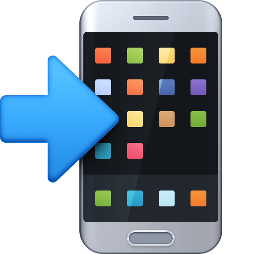 Mobile Phone with Arrow for Facebook 16.0