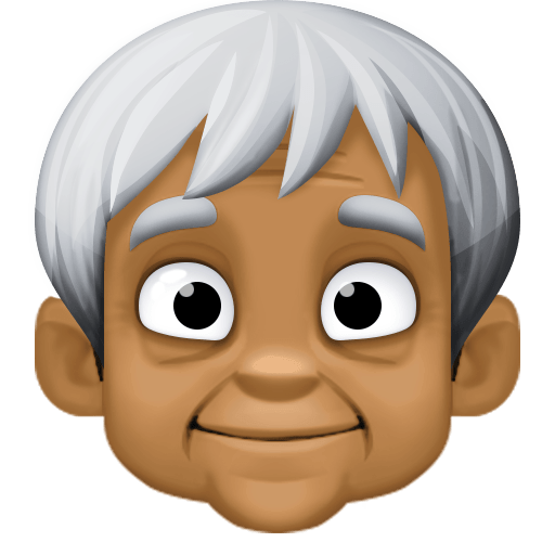 Idoso: Pele Morena Escura para Facebook 16.0