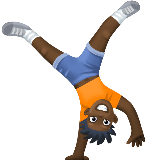 Pessoa Fazendo Estrela: Pele Escura para Facebook 16.0