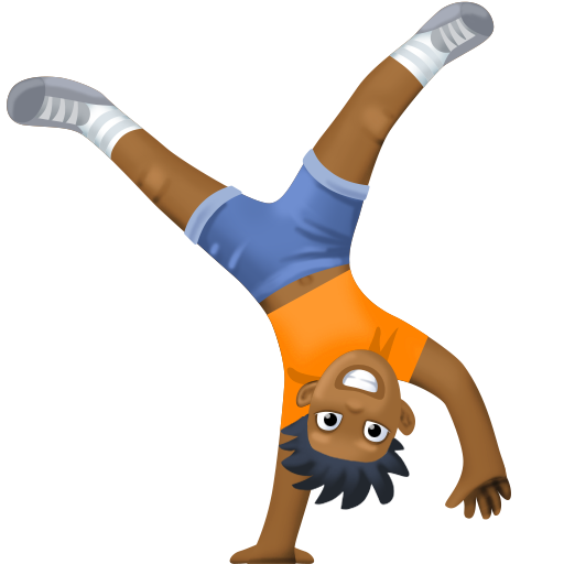 Акробатический трюк: темный тон кожи для Facebook 16.0