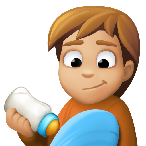 Кормящий человек: светлый тон кожи для Facebook 16.0