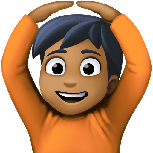 Pessoa Fazendo Gesto De “Ok”: Pele Morena Escura para Facebook 16.0
