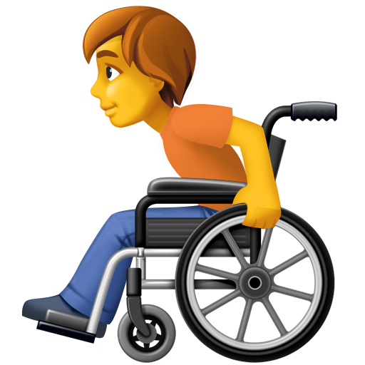 Человек в кресле-коляске с ручным приводом для Facebook 16.0