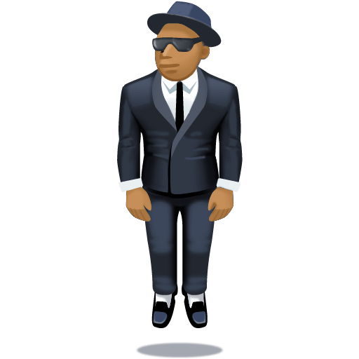 Pessoa De Terno Levitando: Pele Morena Escura para Facebook 16.0