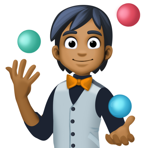 Malabarista: Pele Morena Escura para Facebook 16.0