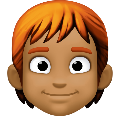 Pessoa: Pele Morena Escura, Cabelo Vermelho para Facebook 16.0