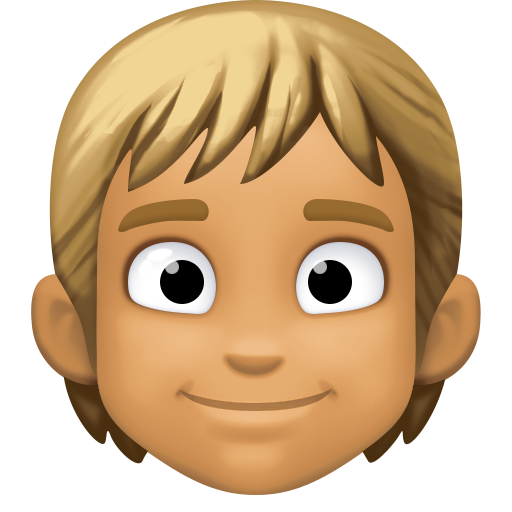 Людина зі світлим волоссям: середній тон шкіри для Facebook 16.0