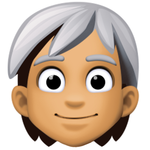 Pessoa: Pele Morena, Cabelo Branco para Facebook 16.0