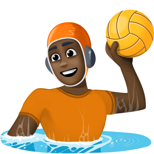 Pessoa Jogando Polo Aquático: Pele Escura para Facebook 16.0
