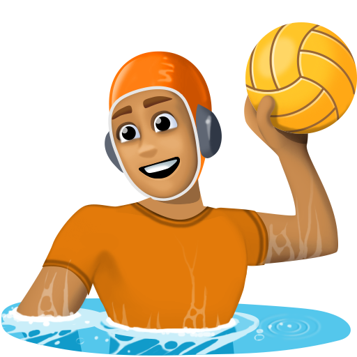 Pessoa Jogando Polo Aquático: Pele Morena para Facebook 16.0