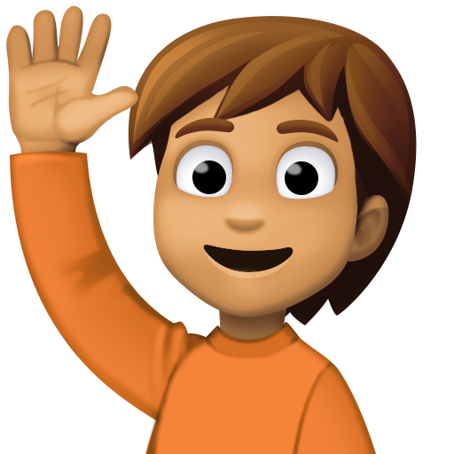 Pessoa Levantando A Mão: Pele Morena para Facebook 16.0