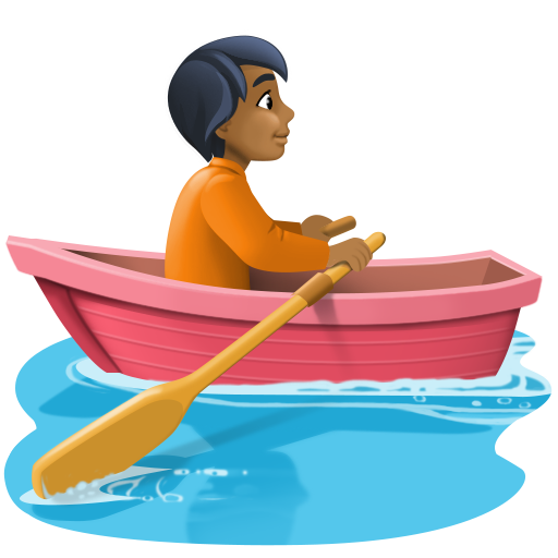 Pessoa Remando: Pele Morena Escura para Facebook 16.0