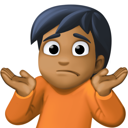 Pessoa Dando De Ombros: Pele Morena Escura para Facebook 16.0