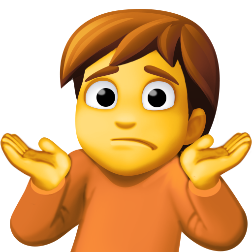 Людина знизує плечима для Facebook 16.0