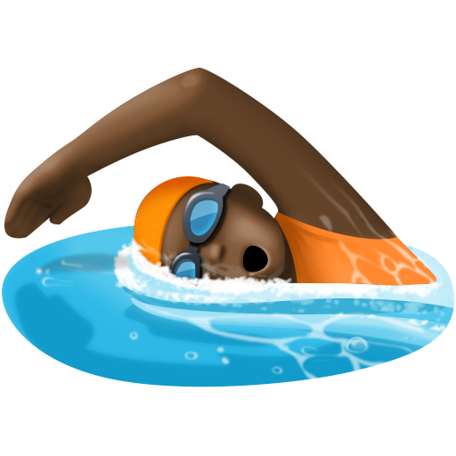 Pessoa Nadando: Pele Escura para Facebook 16.0