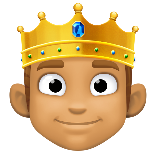 Людина з короною: середній тон шкіри для Facebook 16.0