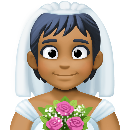 Noiva: Pele Morena Escura para Facebook 16.0