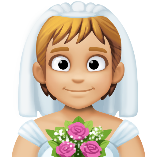 Наречена: світлий тон шкіри для Facebook 16.0