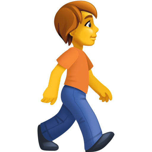 Person Walking Facing Right for Facebook 16.0