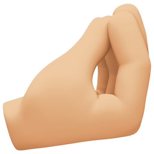 Dedos Comprimidos: Pele Morena Clara para Facebook 16.0