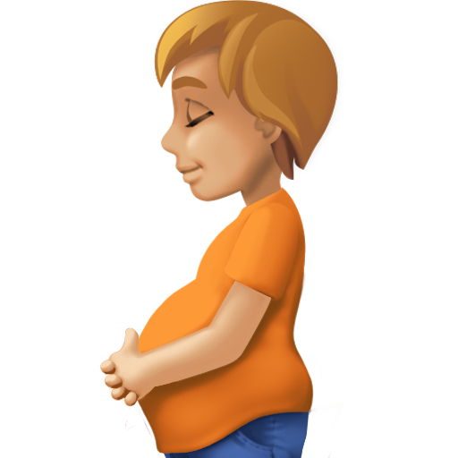 Вагітна людина: світлий тон шкіри для Facebook 16.0