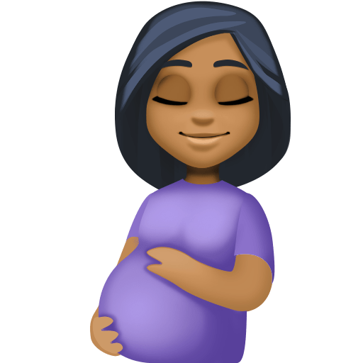 Grávida: Pele Morena Escura para Facebook 16.0