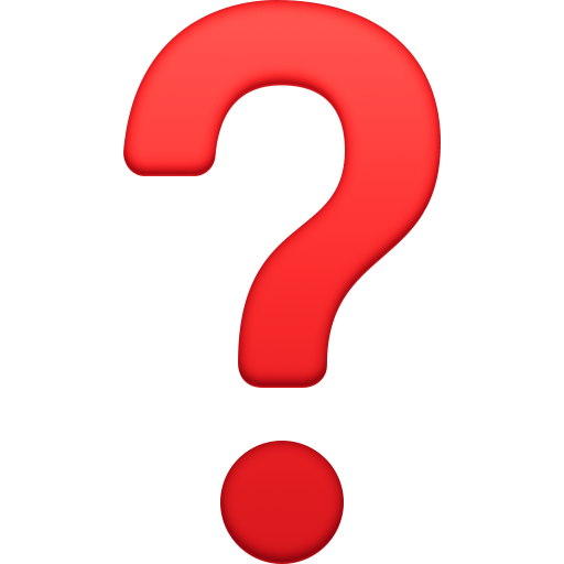 Ponto De Interrogação Vermelho para Facebook 16.0