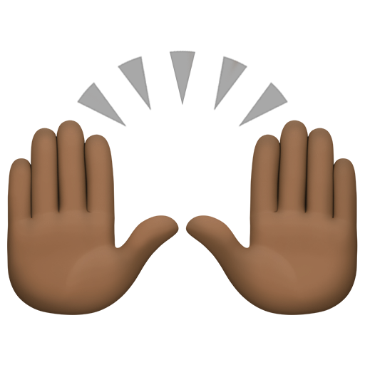 Mãos Para Cima: Pele Escura para Facebook 16.0