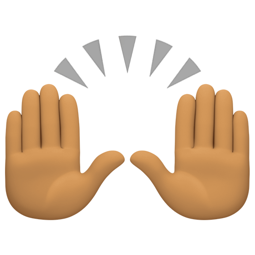 Mãos Para Cima: Pele Morena para Facebook 16.0