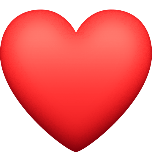 Kırmızı kalp için Facebook 16.0