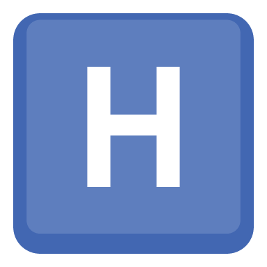 Regional Indicator Symbol Letter H para Facebook 16.0