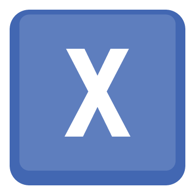 Regional Indicator Symbol Letter X para Facebook 16.0
