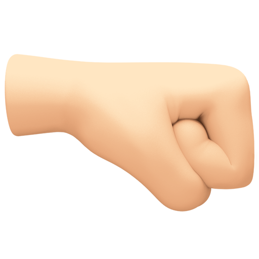 Punho Direito: Pele Clara para Facebook 16.0