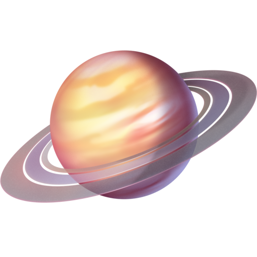 Planeta Com Anéis para Facebook 16.0