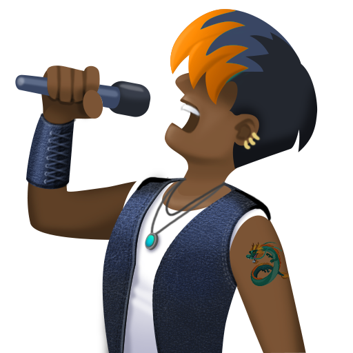 Cantor: Pele Escura para Facebook 16.0