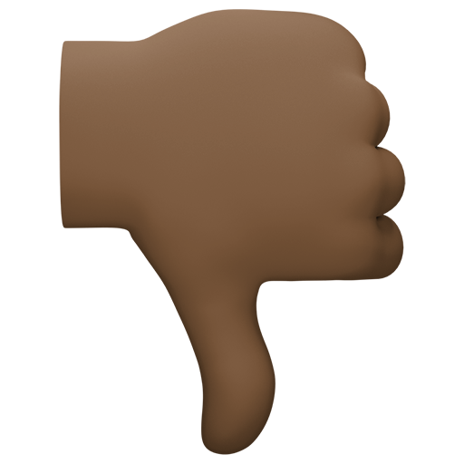 Polegar Para Baixo: Pele Escura para Facebook 16.0