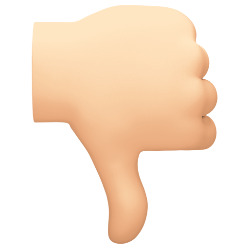 Polegar Para Baixo: Pele Clara para Facebook 16.0