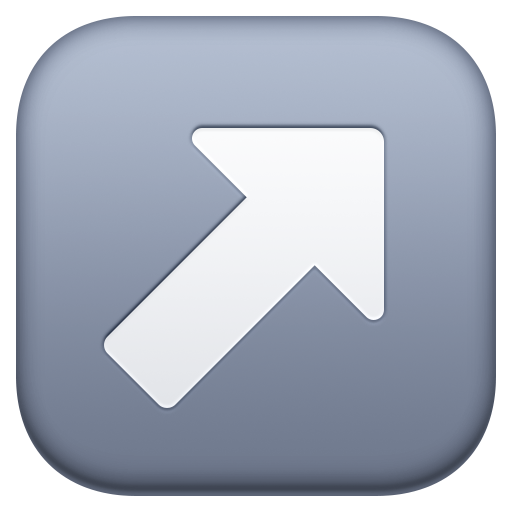 Seta Para Cima E Para A Direita para Facebook 16.0