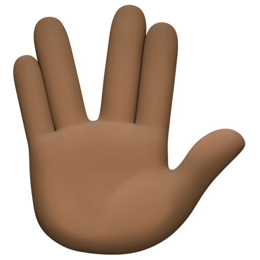 Saudação Vulcana: Pele Escura para Facebook 16.0