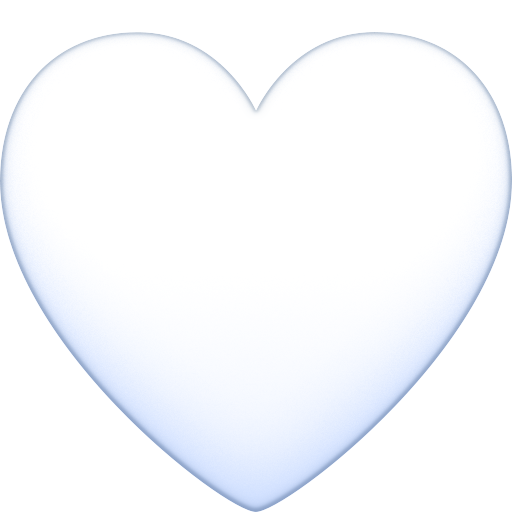 Біле Серце для Facebook 16.0